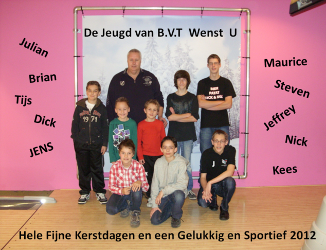 De jeugd van BVT wenst iedereen een fijne kerst!